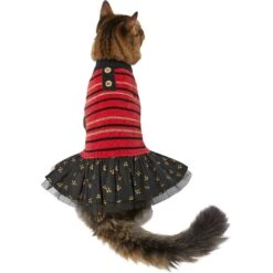 Frisco Chenille Knit Striped Dog & Cat Dress -Pawfect Care 268668 PT3. AC SS1800 V1637671055