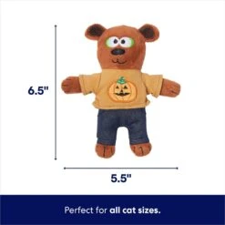 Frisco Halloween Good Bear, Bad Bear Reversible Plush Cat Toy With Catnip -Pawfect Care 270299 PT1. AC SS1800 V1689878412