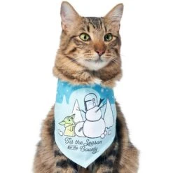 STAR WARS THE MANDALORIAN GROGU "Tis The Season" Dog & Cat Bandana -Pawfect Care 270539 PT3. AC SS1800 V1637714521