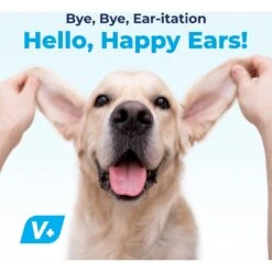 Vetnique Labs Oticbliss Advanced Cleaning, Soothing Aloe & Medicated Dog & Cat Ear Wipes -Pawfect Care 271378 PT5. AC SS1800 V1698094246