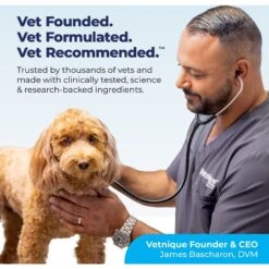 Vetnique Labs Oticbliss Advanced Cleaning, Soothing Aloe & Medicated Dog & Cat Ear Wipes -Pawfect Care 271378 PT7. AC SS1800 V1698091462