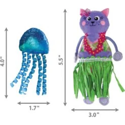KONG Tropics Hula Cat Toy, 2 Count -Pawfect Care 277006 PT1. AC SS1800 V1616621502