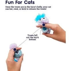 Catstages Swat N Treat Fairy Kicker Cat Toy With Catnip, Purple -Pawfect Care 280192 PT2. AC SS1800 V1636519362