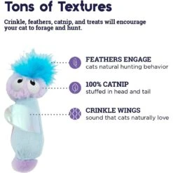 Catstages Swat N Treat Fairy Kicker Cat Toy With Catnip, Purple -Pawfect Care 280192 PT3. AC SS1800 V1636512677