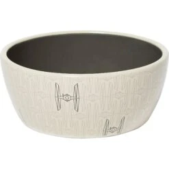 STAR WARS Tie Fighter No-Skid Ceramic Cat Bowl