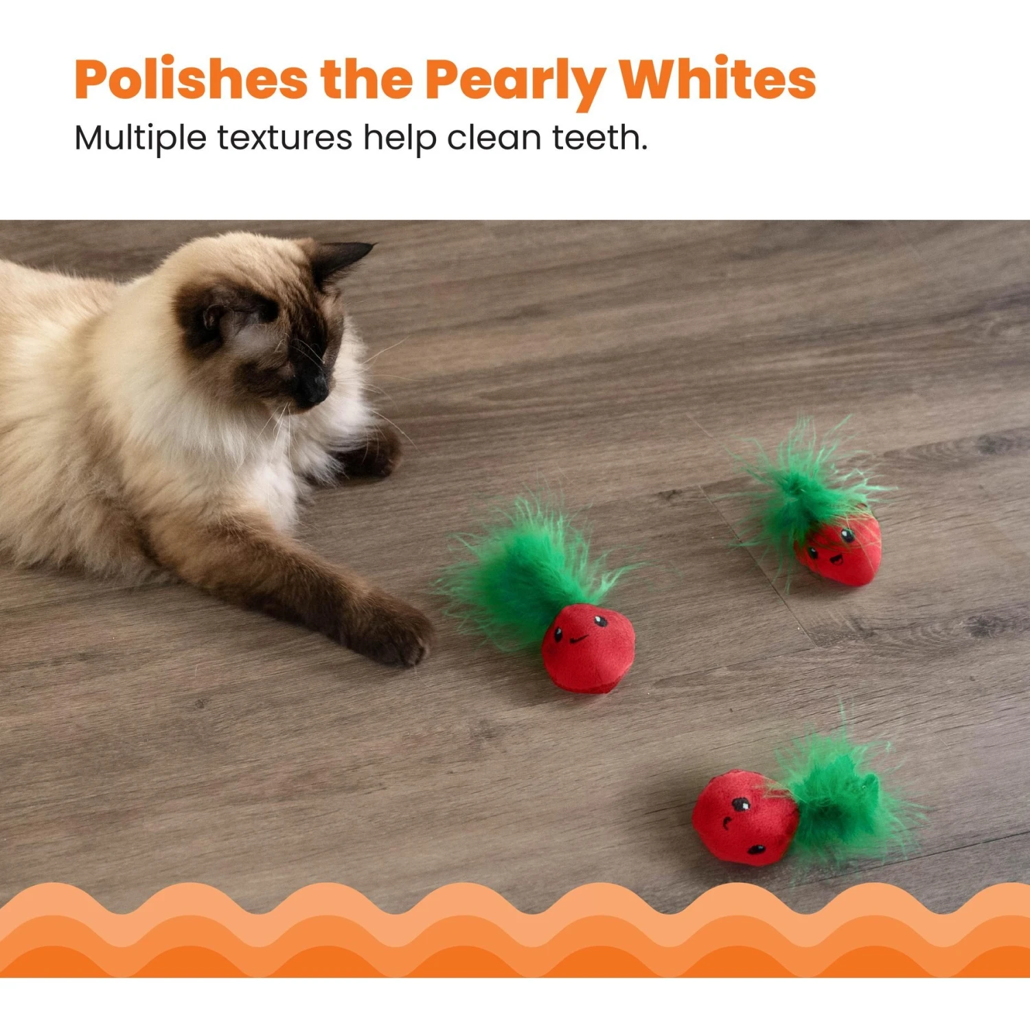 Catstages Straw-Babies Catnip Dental Cat Toy, 3 Count 6 Catstages Straw-Babies Catnip Dental Cat Toy, 3 Count - Image 4