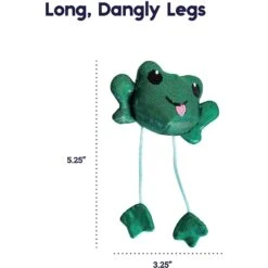Catstages Toss 'N Dangle Frog Plush Cat Toy -Pawfect Care 282265 PT4. AC SS1800 V1636515718