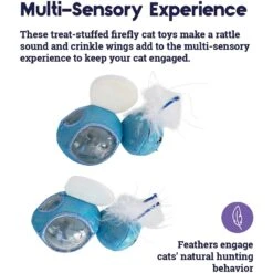 Catstages Firefly Treat Stuffer Cat Toy, 2 Count -Pawfect Care 282269 PT3. AC SS1800 V1636506199