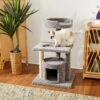Frisco 37-in Real Carpet Cat Tree With Condo, Grey -Pawfect Care 282755 MAIN. AC SS1800 V1621949365