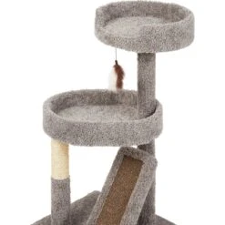 Frisco 44-in Real Carpet Cat Tree With Replaceable Corrugate Scratcher -Pawfect Care 282757 PT3. AC SS1800 V1621949247