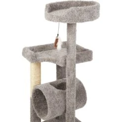 Frisco 54-in Real Carpet Cat Tree With Tunnel And Square Perches -Pawfect Care 282767 PT3. AC SS1800 V1621949643