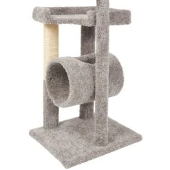 Frisco 54-in Real Carpet Cat Tree With Tunnel And Square Perches -Pawfect Care 282767 PT4. AC SS1800 V1621948663
