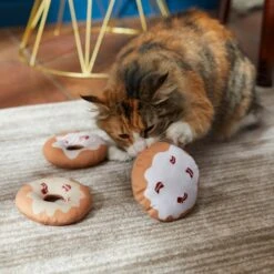 Frisco Fall Maple Bacon Donut Plush Cat Toy With Catnip -Pawfect Care 285653 PT3. AC SS1800 V1629724929