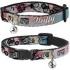 Buckle-Down Personalized Breakaway Cat Collar With Bell, Flowers & Filigree -Pawfect Care 285768 MAIN. AC SS1800 V1619734623