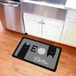 Bungalow Flooring Meow Personalized Floor Mat, 22 X 36 -Pawfect Care 286520 PT2. AC SS1800 V1620222732