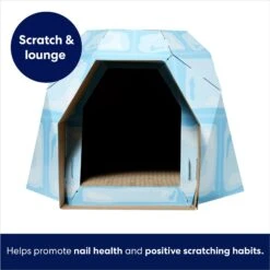 Frisco Igloo Cardboard Cat House -Pawfect Care 287293 PT2. AC SS1800 V1692020105