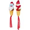 Frisco Holiday Santa & Snowman Ice Cream Cones Plush Cat Toy With Catnip, 2 Count -Pawfect Care 287373 MAIN. AC SS1800 V1632775688