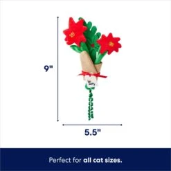 Frisco Flower Bouquet Plush Cat Toy With Catnip -Pawfect Care 287395 PT1. AC SS1800 V1695046485
