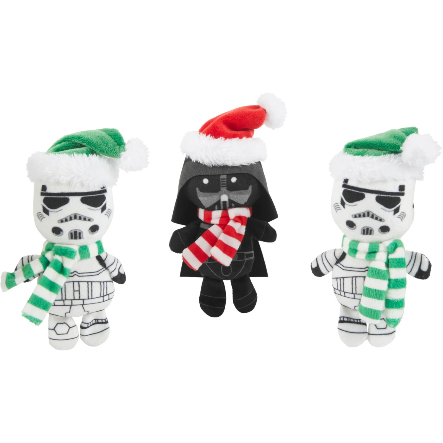 STAR WARS Holiday DARTH VADER & STORMTROOPER Plush Cat Toy, 3 Count 3 STAR WARS Holiday DARTH VADER & STORMTROOPER Plush Cat Toy, 3 Count