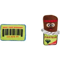 Frisco Protein Bar & Gym Membership Plush Cat Toy With Catnip -Pawfect Care 288951 PT2. AC SS1800 V1638335189