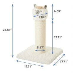 Frisco Animal Series Cat Scratching Post, Llama -Pawfect Care 289335 PT1. AC SS1800 V1631047467