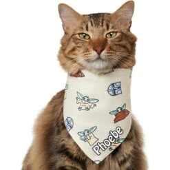 STAR WARS THE MANDALORIAN GROGU Doodle Print Personalized Dog & Cat Bandana -Pawfect Care 290166 PT2. AC SS1800 V1671228160