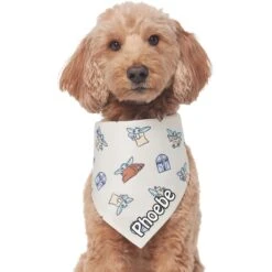 STAR WARS THE MANDALORIAN GROGU Doodle Print Personalized Dog & Cat Bandana -Pawfect Care 290166 PT3. AC SS1800 V1671228275