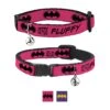 Buckle-Down DC Comics Batman Signal Personalized Breakaway Cat Collar With Bell -Pawfect Care 290252 MAIN. AC SS1800 V1621003084