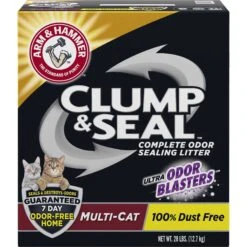 Frisco Plush, Teaser, Ball & Tri-Tunnel Variety Pack Cat Toy With Catnip, 20 Count & Arm & Hammer Litter Clump & Seal Multi-Cat Scented Clumping Clay Cat Litter -Pawfect Care 293064 PT3. AC SS1800 V1620013628