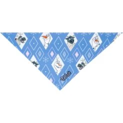 Disney Frozen's Olaf Diamond Pattern Personalized Dog & Cat Bandana -Pawfect Care 294289 PT3. AC SS1800 V1625152656