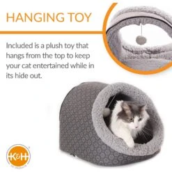 K&H Pet Products Thermo-Pet Cave Covered Cat Tunnel Bed -Pawfect Care 296532 PT3. AC SS1800 V1627945368