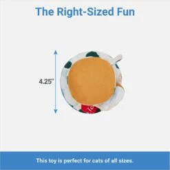 Frisco Brunch Teacup Plush Cat Toy With Catnip -Pawfect Care 297292 PT1. AC SS1800 V1643916382