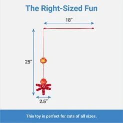 Frisco Lunar New Year Firecracker & Lantern Teaser Cat Toy With Catnip -Pawfect Care 298901 PT1. AC SS1800 V1640883706