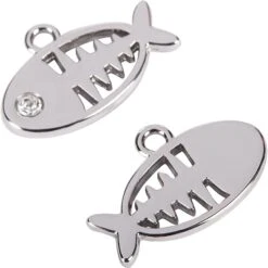 Blueberry Pet Fish Print Handmade Breakaway Bow Tie Personalized Cat Collar -Pawfect Care 300625 PT5. AC SS1800 V1623147777