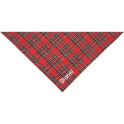 Frisco Tartan Plaid Embroidered Personalized Dog & Cat Bandana -Pawfect Care 301157 PT3. AC SS1800 V1628013767