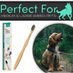 H&H Pets Eco-Friendly Bamboo Dog & Cat Toothbrush -Pawfect Care 301328 PT4. AC SS1800 V1702312727