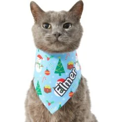 Frisco Snowman & Presents Personalized Dog & Cat Bandana -Pawfect Care 301373 PT7. AC SS1800 V1628100101