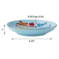 Frisco New York Non-skid Ceramic Cat Dish & Frisco New York Non-skid Ceramic Cat Bowl -Pawfect Care 302488 PT3. AC SS1800 V1623042163