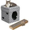 MidWest Curious Cube Cat Condo & MidWest Catty Scratch Cat Scratcher With Catnip -Pawfect Care 302904 MAIN. AC SS1800 V1623053555