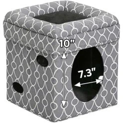 MidWest Curious Cube Cat Condo & MidWest Catty Scratch Cat Scratcher With Catnip -Pawfect Care 302904 PT3. AC SS1800 V1623056552