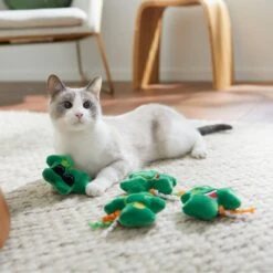 Frisco St. Patrick's Shamrock Plush Cat Toy With Catnip -Pawfect Care 303102 PT3. AC SS1800 V1641230285