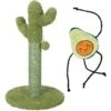 Frisco Cactus Cat Scratching Post & Frisco Dangly Avocado Buddy Plush Cat Toy With Catnip -Pawfect Care 303380 MAIN. AC SS1800 V1623055947