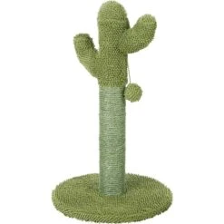 Frisco Cactus Cat Scratching Post & Frisco Dangly Avocado Buddy Plush Cat Toy With Catnip -Pawfect Care 303380 PT1. AC SS1800 V1623037651