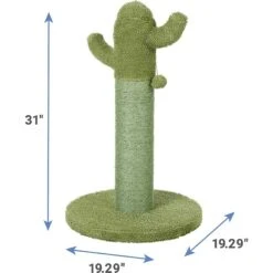 Frisco Cactus Cat Scratching Post & Frisco Taco Plush Cat Toy With Catnip -Pawfect Care 303382 PT2. AC SS1800 V1623047852