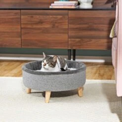 Frisco Modern Round Elevated Cat Bed & Frisco Modern Tunnel Elevated Cat Bed -Pawfect Care 303470 PT4. AC SS1800 V1623068864