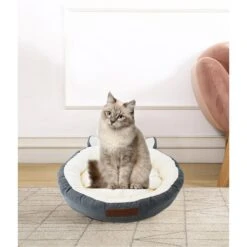 HappyCare Textiles Round Cat Bed