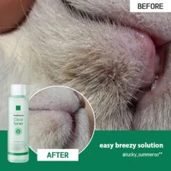 PetO'Cera Cica Toner Cat Acne & Blackhead Treatment, 7.1-oz Bottle -Pawfect Care 304915 PT4. AC SS1800 V1626395948