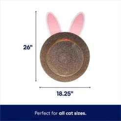Frisco Easter Bunny Shaped Scratcher Cat Toy With Catnip -Pawfect Care 304986 PT1. AC SS1800 V1703194436