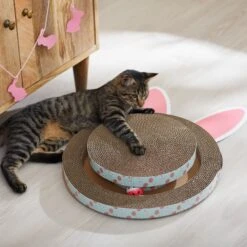 Frisco Easter Bunny Shaped Scratcher Cat Toy With Catnip -Pawfect Care 304986 PT3. AC SS1800 V1642441652