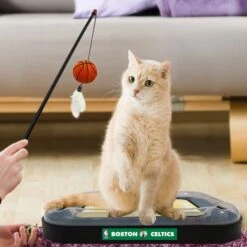 Pets First NBA Basketball Court Cat Scratcher Toy With Catnip -Pawfect Care 306183 PT2. AC SS1800 V1624919597